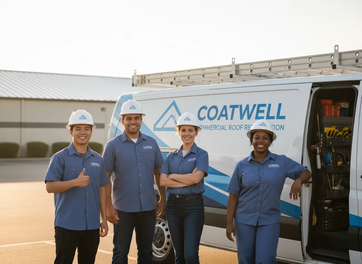 Commercial roof coating company in Cliffside, NC